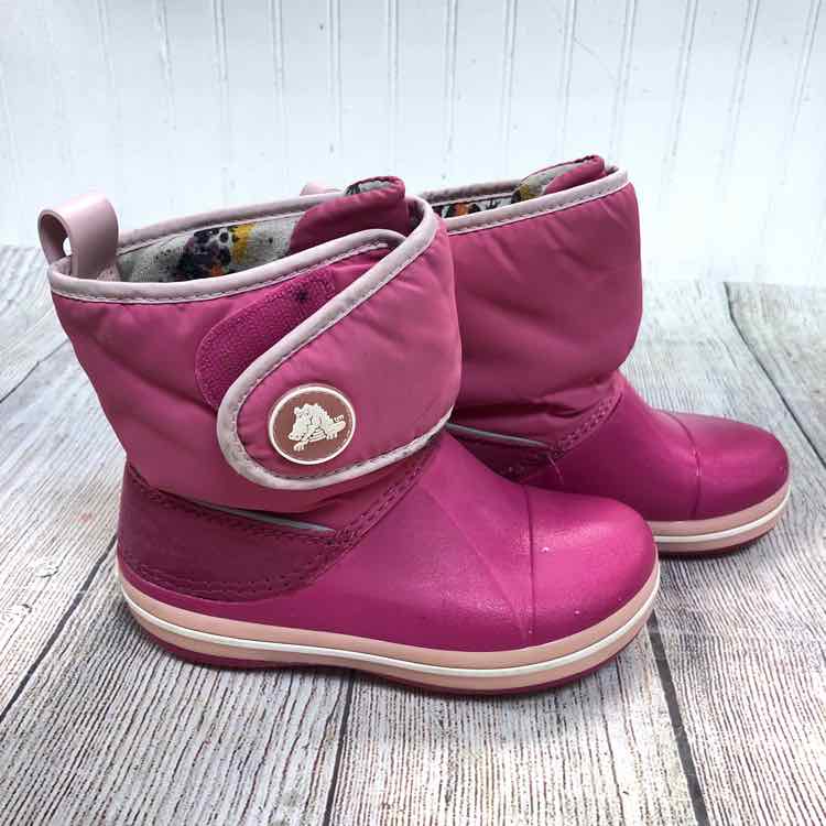 Crocs Pink Size 12 Girls Snow Boots