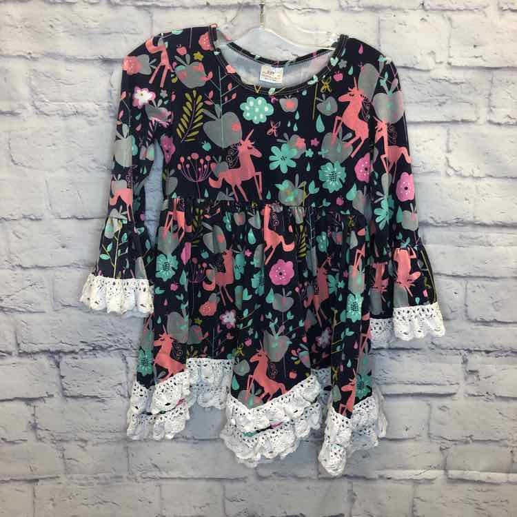 Navy Size 6 Girls Dress