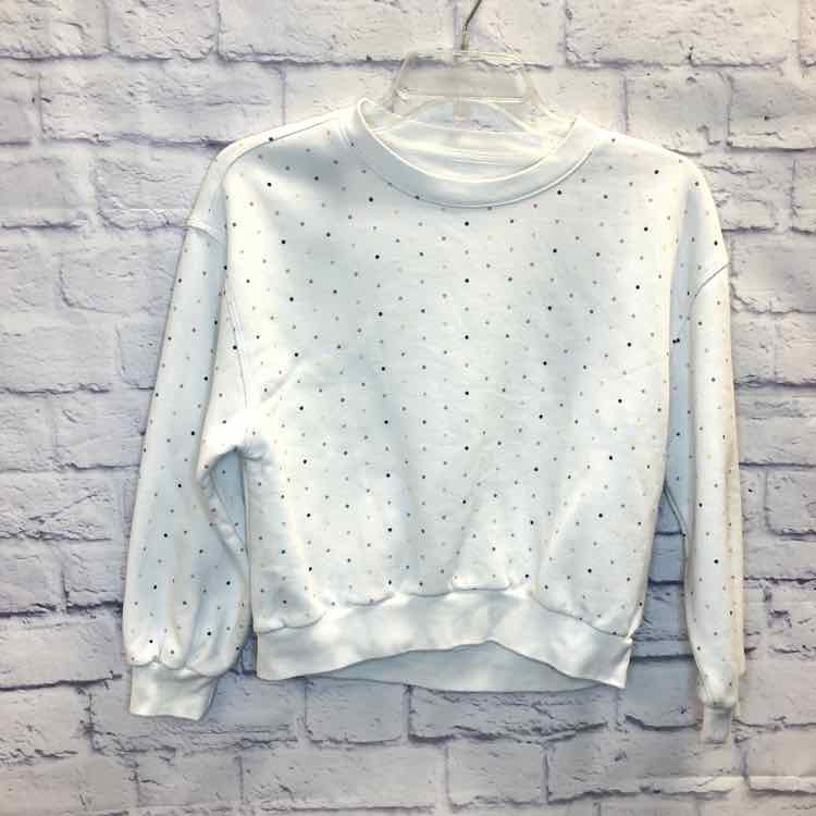 Gap White Size 10 Girls Sweatshirt/Hoodie