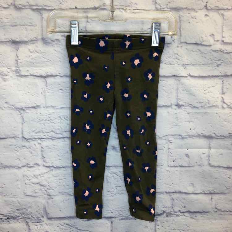 Carters Green Size 2T Girls Leggings