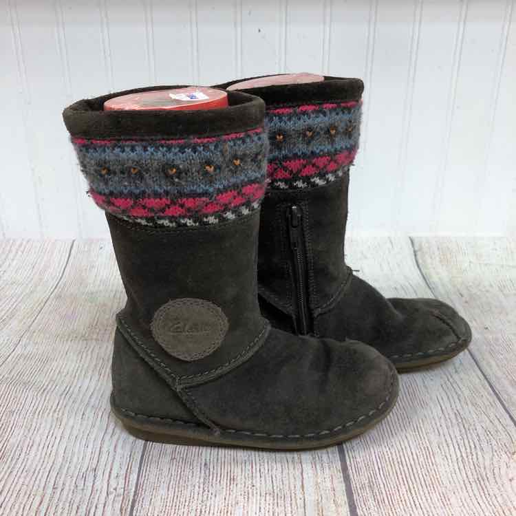 Clarks Gray Size 8.5 Girls Boots