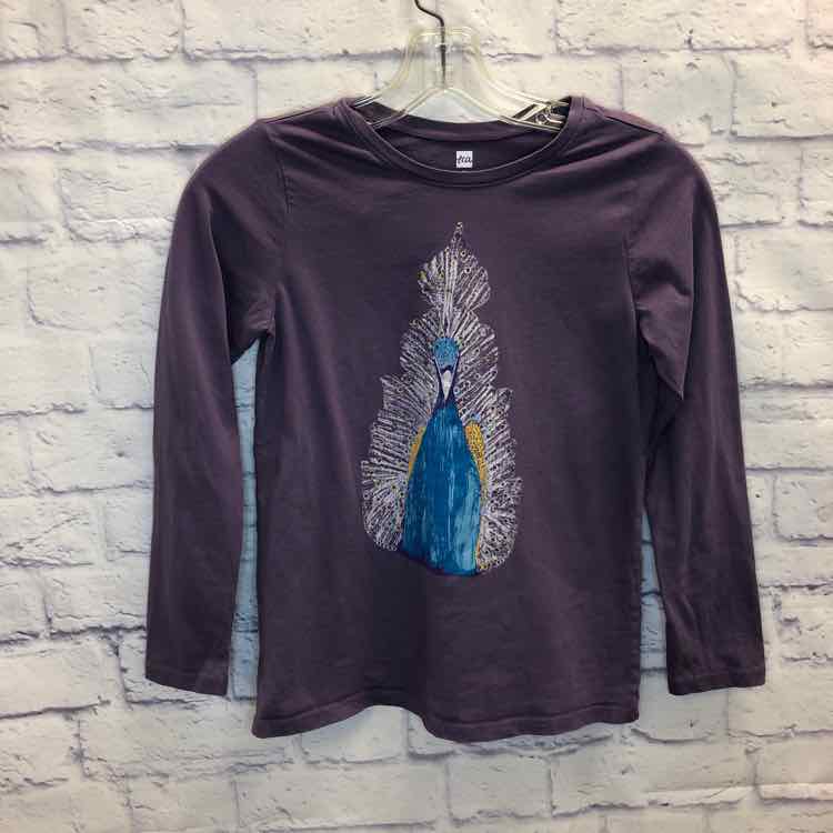 Tea Purple Size 12 Girls Long Sleeve Shirt