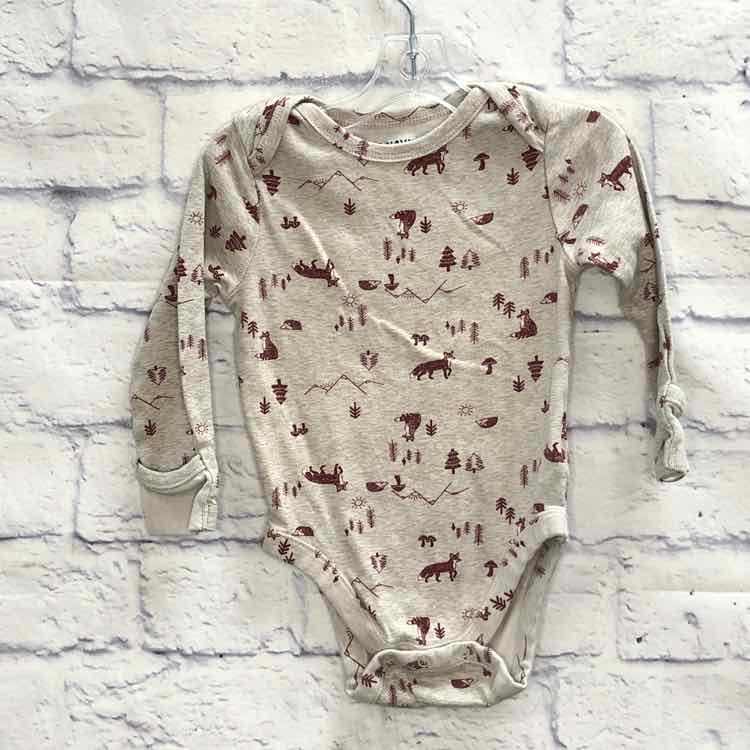 Old Navy Gray Size 6-9 Months Boys Bodysuit