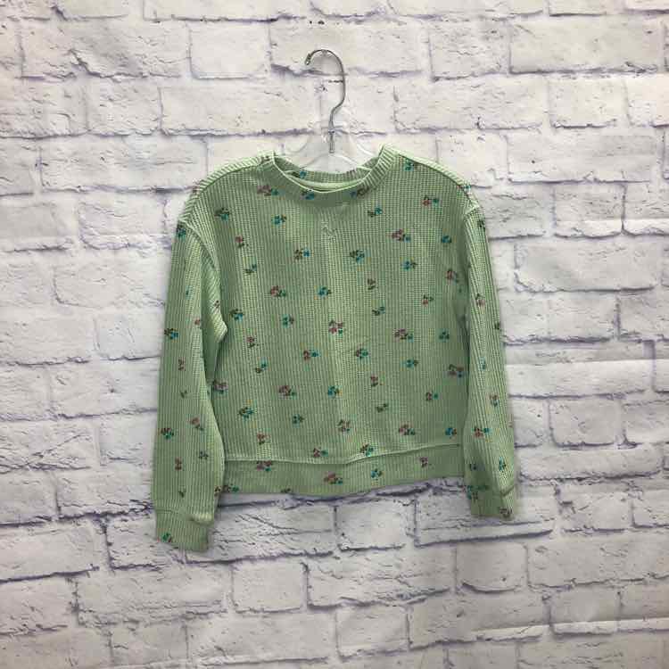 Cat & Jack Green Size 6 Girls Long Sleeve Shirt