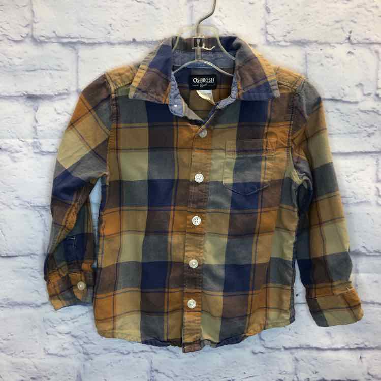 Oshkosh Brown Size 2T Boy Polo or Button Down