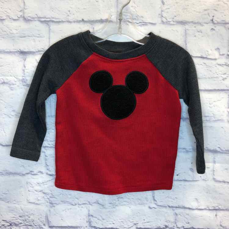 Disney Red Size 18 Months Boys Long Sleeve Shirt