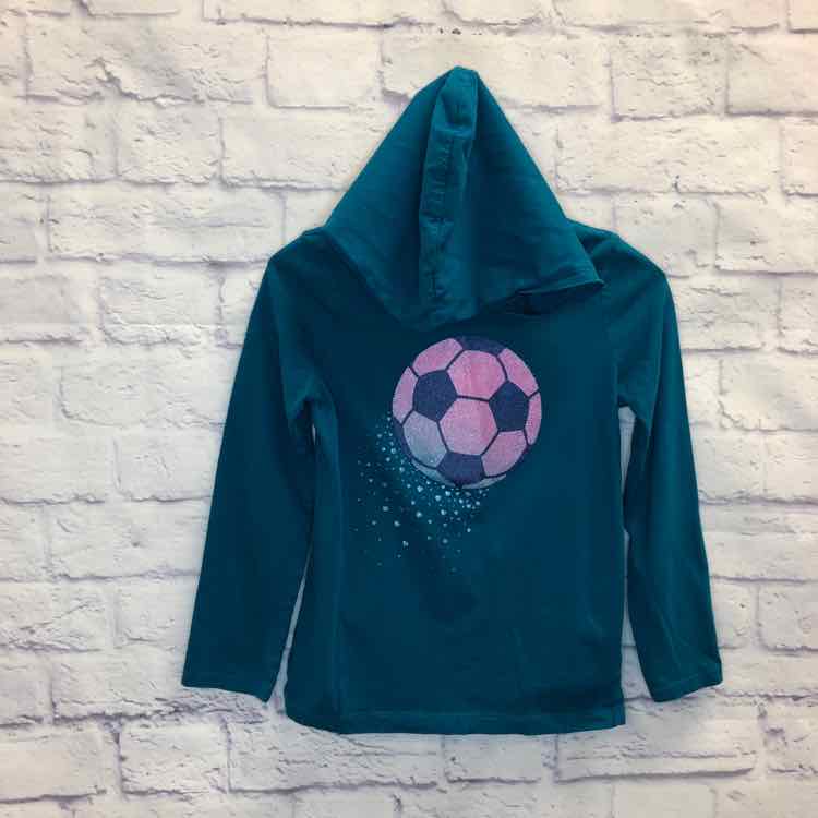 Carters Green Size 7 Girls Long Sleeve Shirt