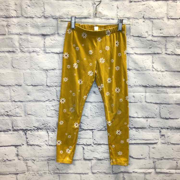 Jumping Beans Yellow Size 6 Girls Leggings
