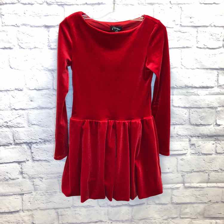 Art Class Red Size 8 Girls Dress