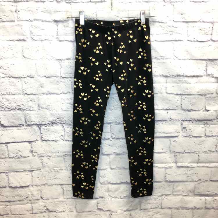 Cat & Jack Black Size 10 Girls Leggings