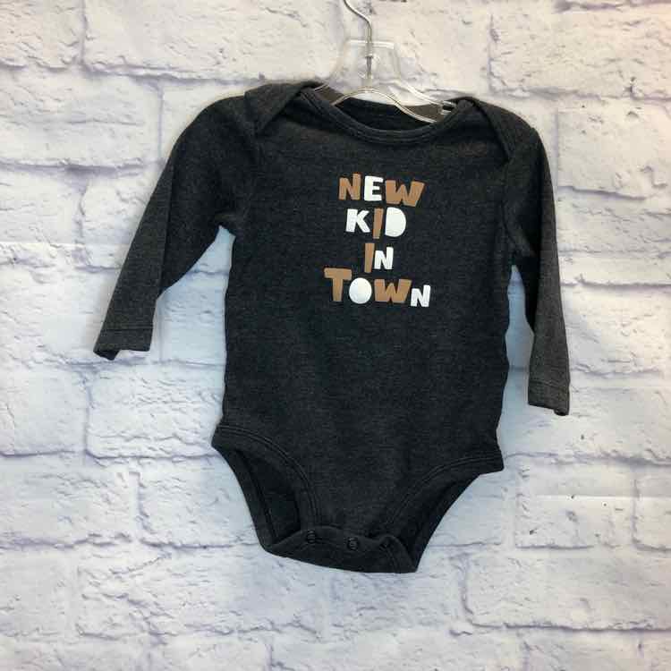 Carters Gray Size 6 Months Boys Bodysuit