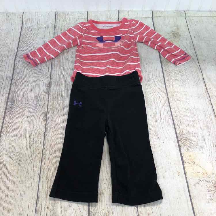 Under Armour Pink Size 3-6 Months Girls 2 Piece Outfit