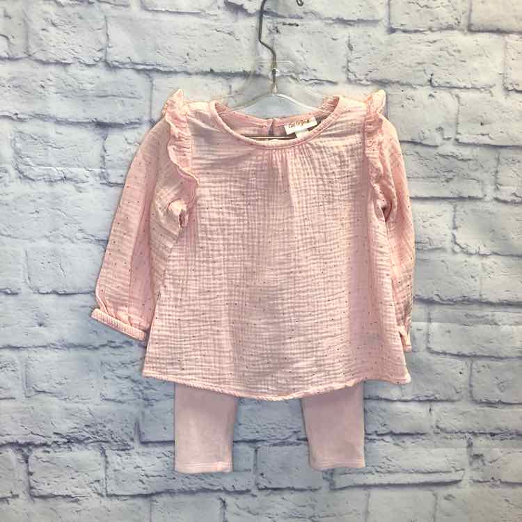 Cat & Jack Pink Size 2T Girls 2 Piece Outfit
