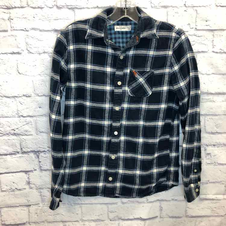 Abercrombie Navy Size 16 Boy Polo or Button Down