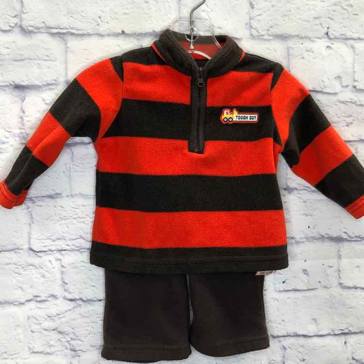 Carters Stripe Size 6 Months Boys 2 Piece Outfit