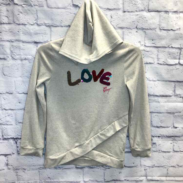 Betsey Johnson Tan Size 10 Girls Sweatshirt/Hoodie