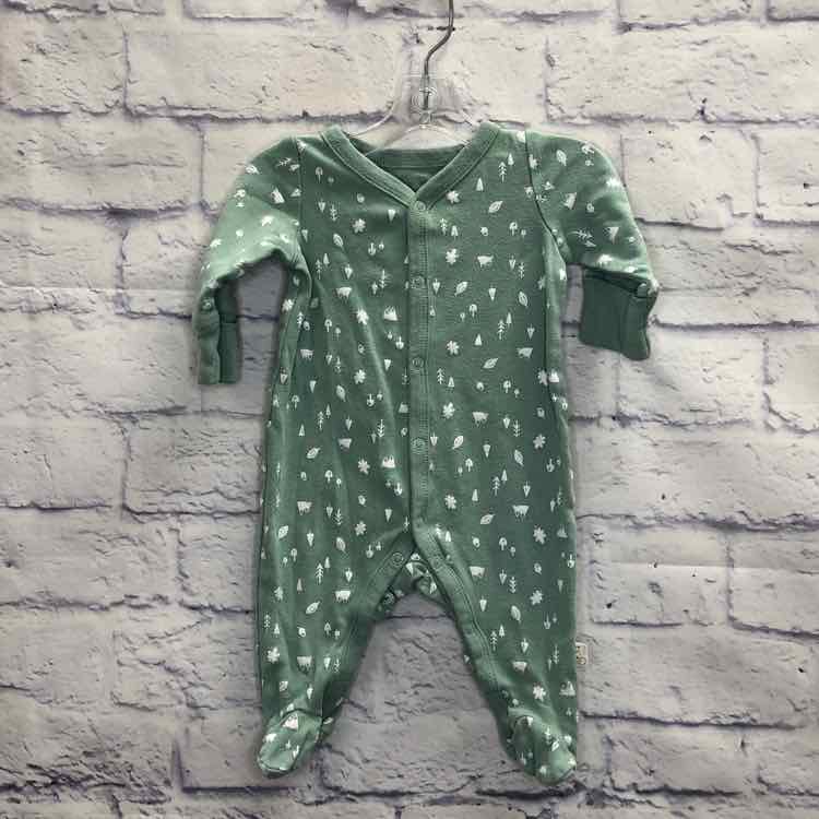 Spencer Green Size 0-3 Months Boys Sleeper