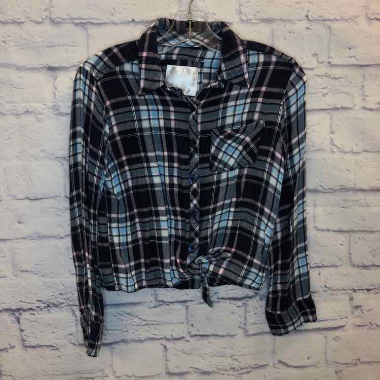 Justice Plaid Size 8 Girl Polo or Button Down