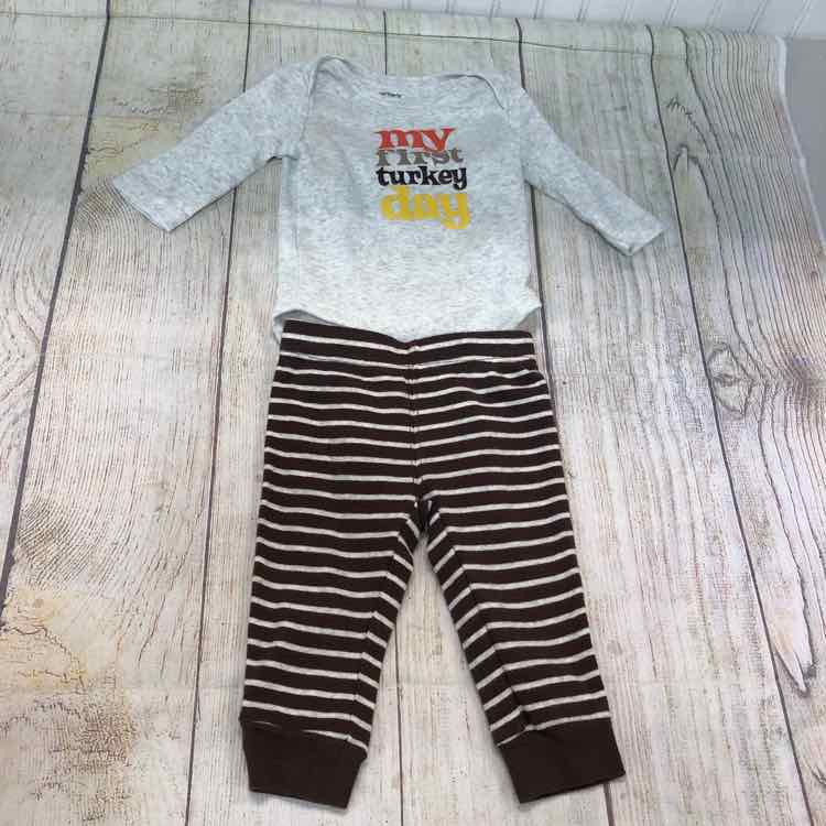 Carters Gray Size 3 Months Boys 2 Piece Outfit