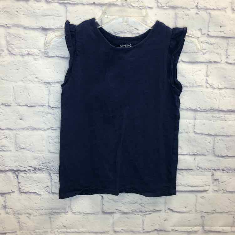 Jumping Beans Navy Size 12 Girls Short Sleeve Shirt