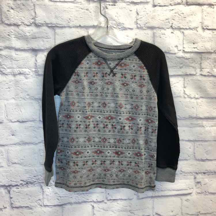 Arizona Gray Size 6 Boys Long Sleeve Shirt