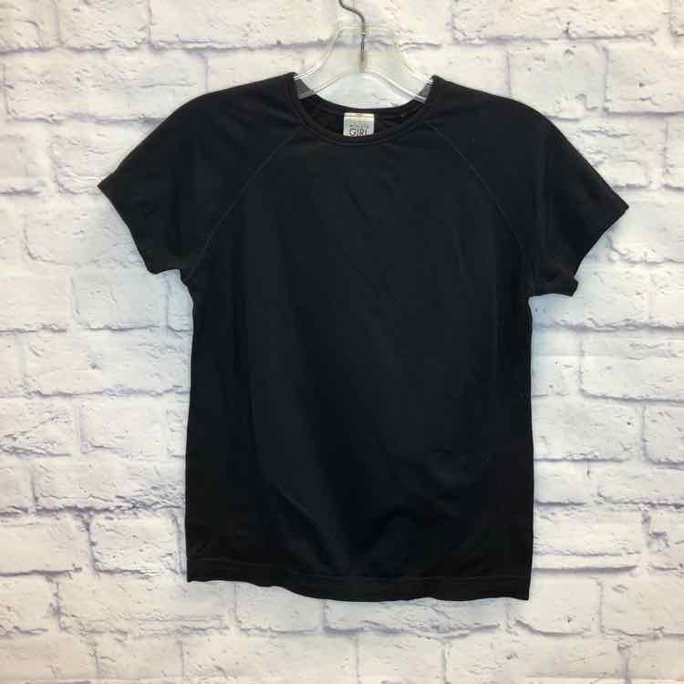 Athleta Girl Black Size 12 Girls Short Sleeve Shirt