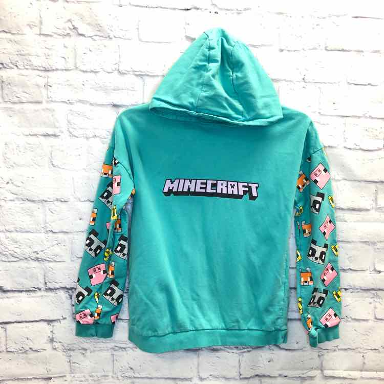 Minecraft Green Size 14 Girls Sweatshirt/Hoodie