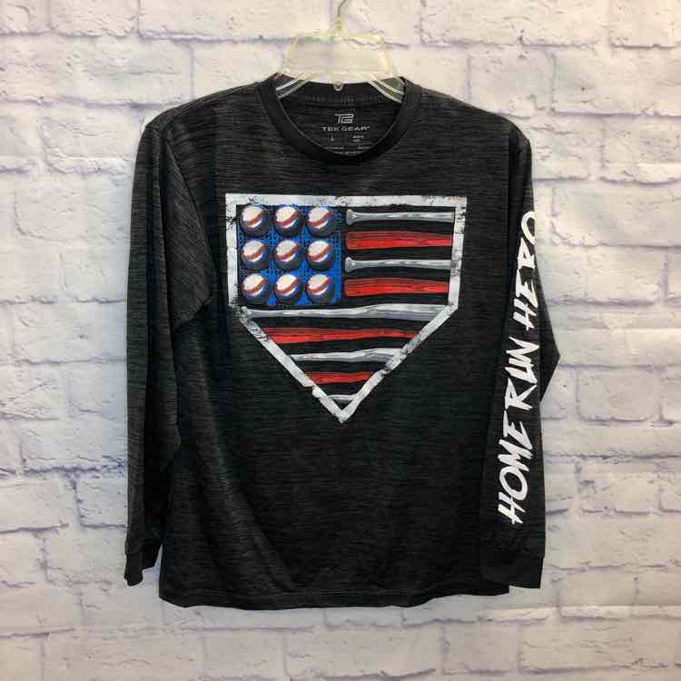 Tek Gear Gray Size 14 Boys Long Sleeve Shirt