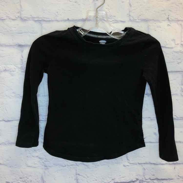 Old Navy Black Size 4T Girls Long Sleeve Shirt
