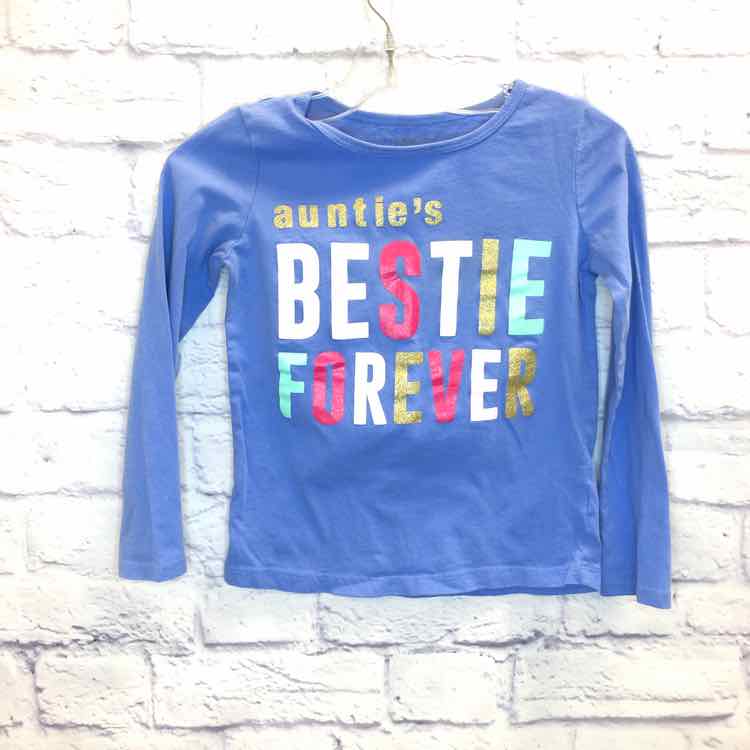 Carters Blue Size 6 Girls Long Sleeve Shirt