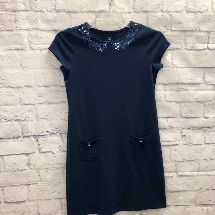Lands End Navy Size 10 Girls Dress