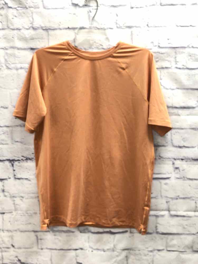 Old Navy Orange Size 18P Boys Short Sleeve Shirt