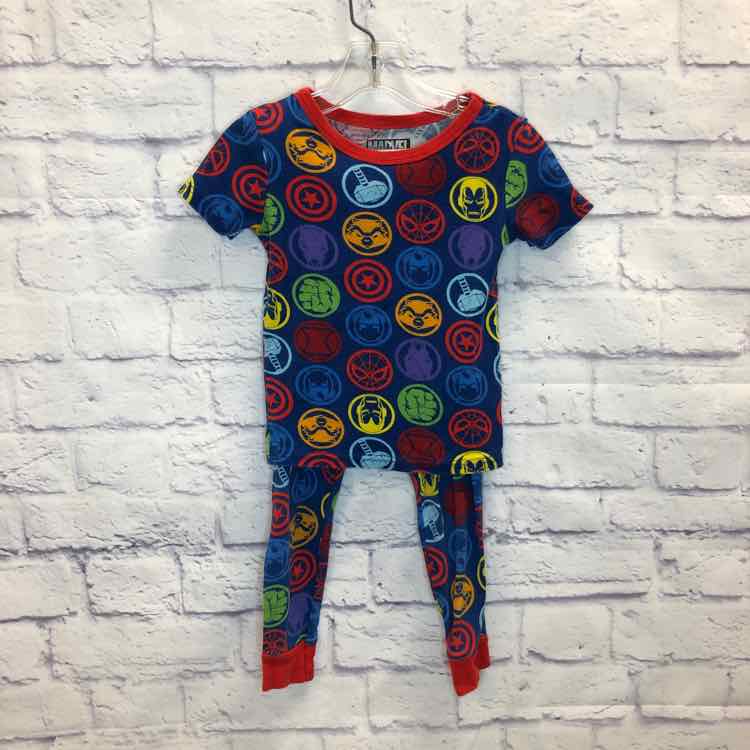 Marvel Blue Size 5 Boys Pajamas