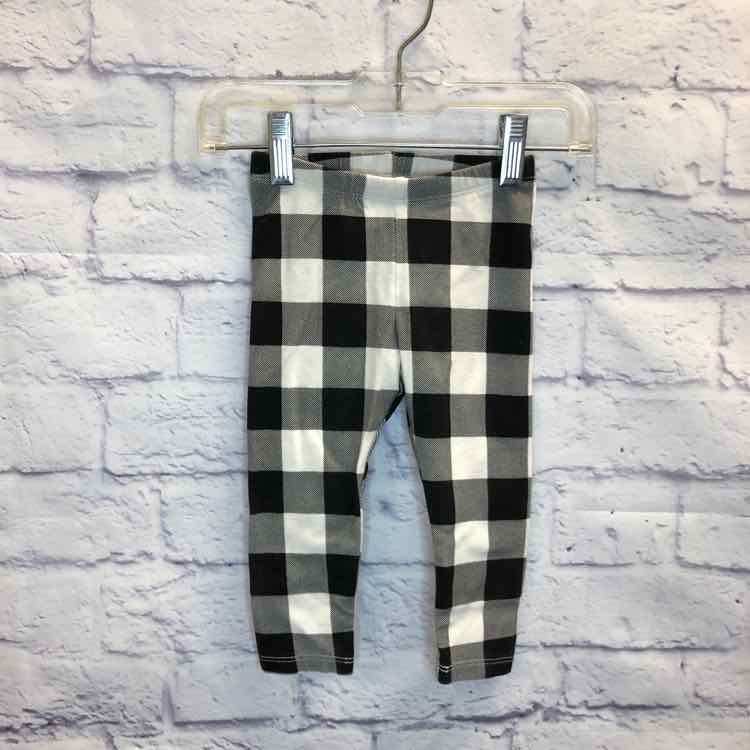 Cat & Jack Black & White Size 18 Months Girls Leggings