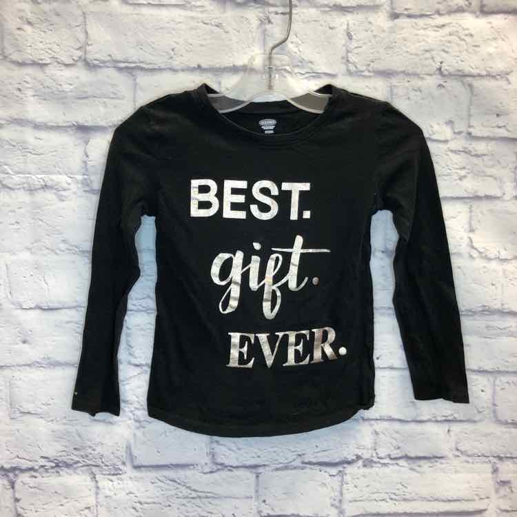 Old Navy Black Size 5 Girls Long Sleeve Shirt