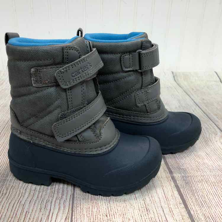 Carters Gray Size 7 Boys Snow Boots