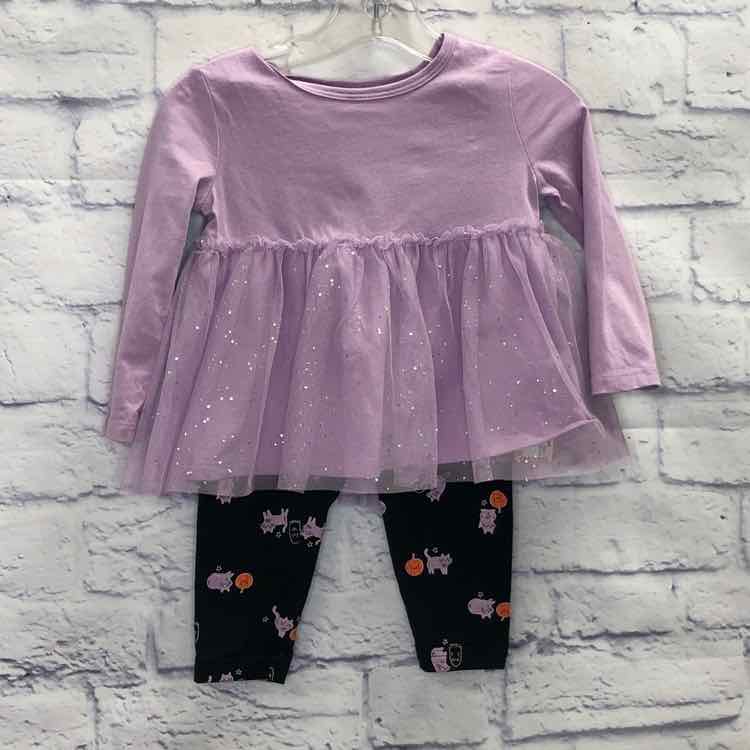 Carters Purple Size 18 Months Girls 2 Piece Outfit