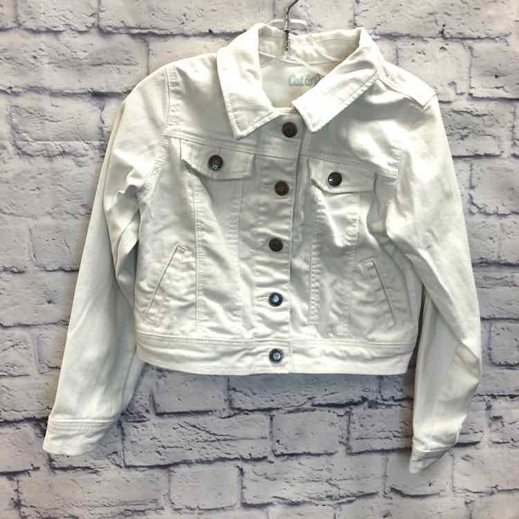 Cat & Jack White Size 7 Girls Coat/Jacket