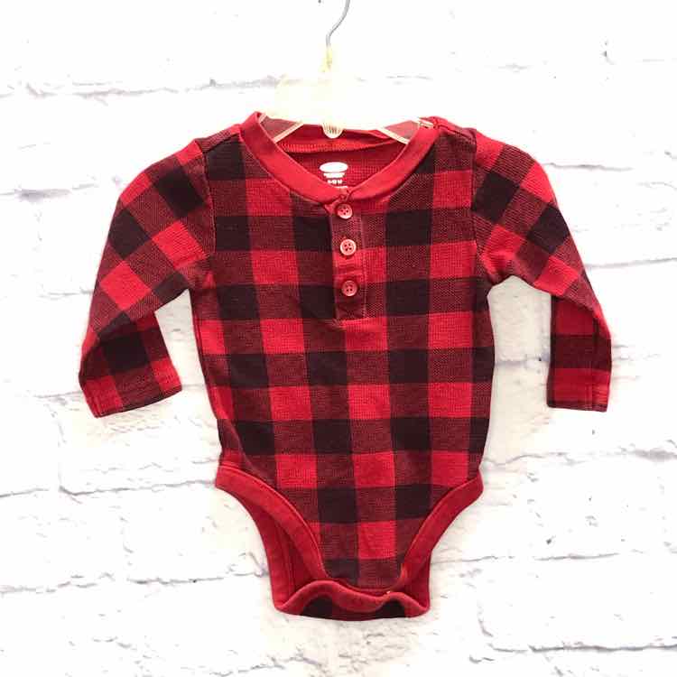 Old Navy Red Size 6-12 months Boys Bodysuit