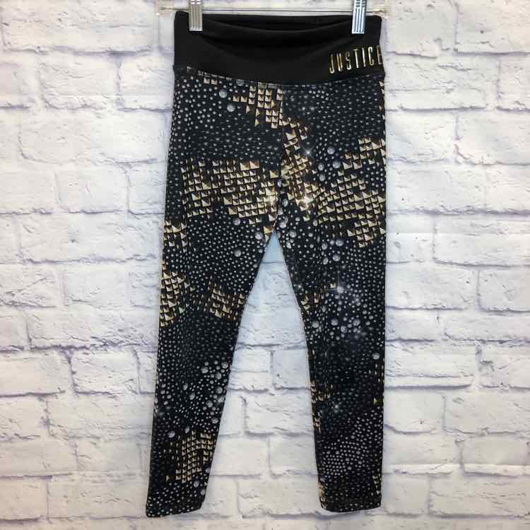 Justice Black Size 8 Girls Leggings