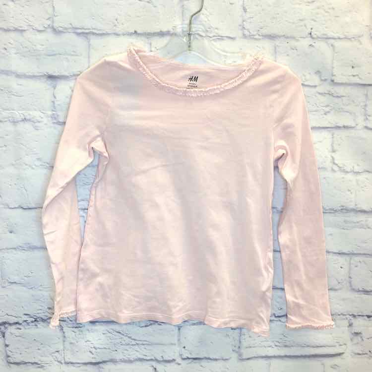 H&M Pink Size 6 Girls Long Sleeve Shirt