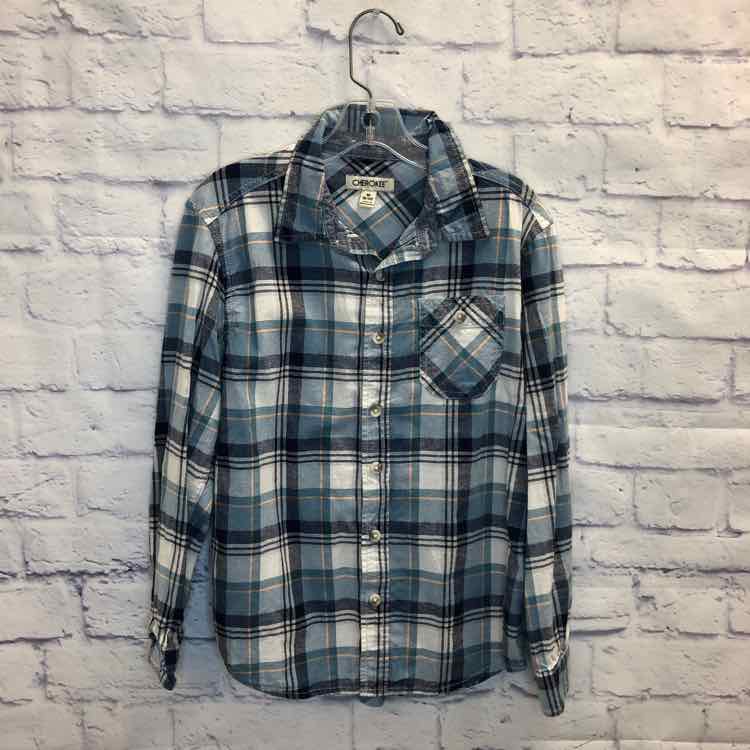 Cherokee Blue Size 8 Boy Polo or Button Down