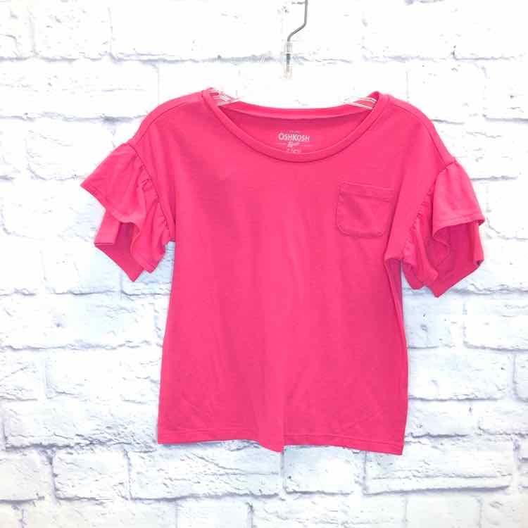 Oshkosh Pink Size 6 Girls Short Sleeve Shirt