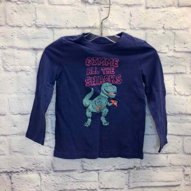 Carters Blue Size 4T Boys Long Sleeve Shirt
