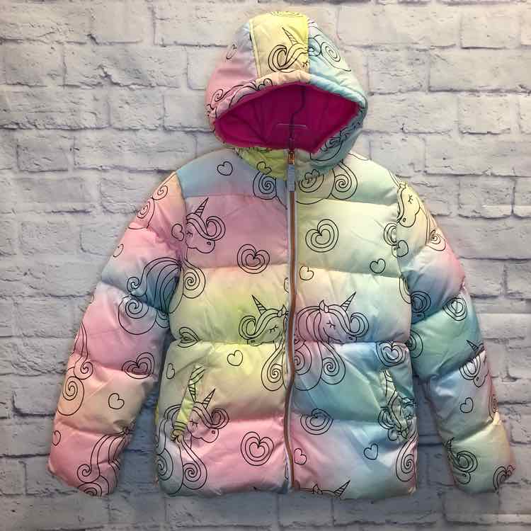 Pink Platinum Multi-Color Size 10 Girls Coat/Jacket