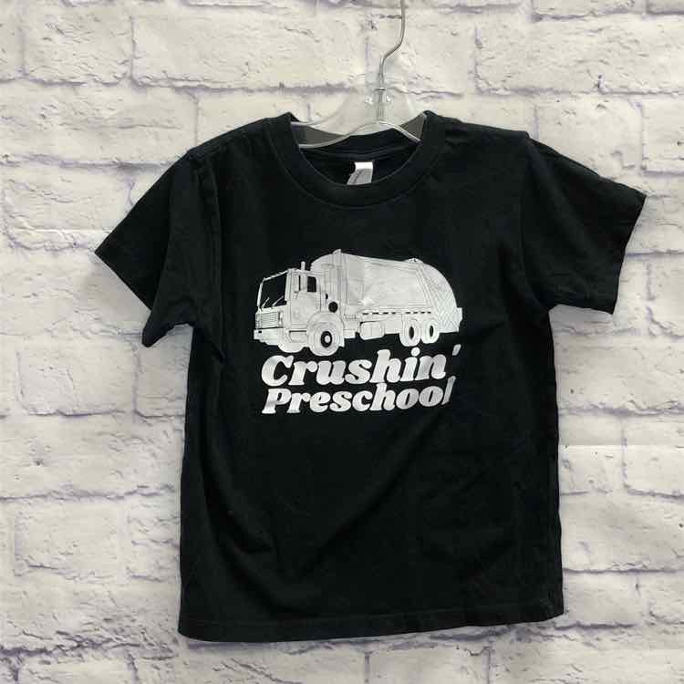 Bella Canvas Black Size 5 Boys Short Sleeve Shirt