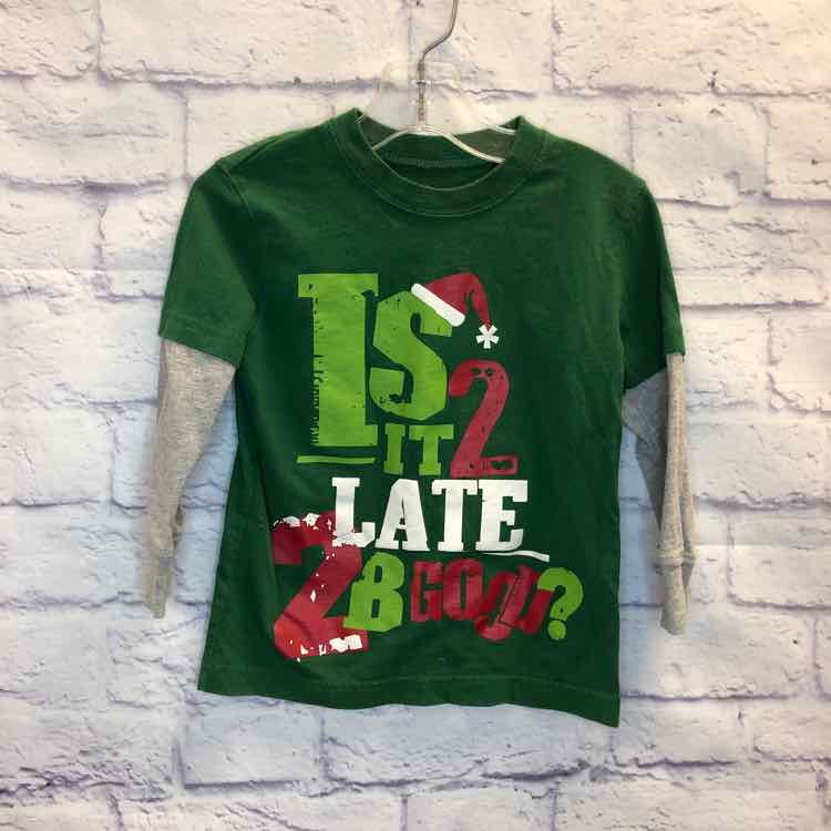 Carters Green Size 2T Boys Long Sleeve Shirt