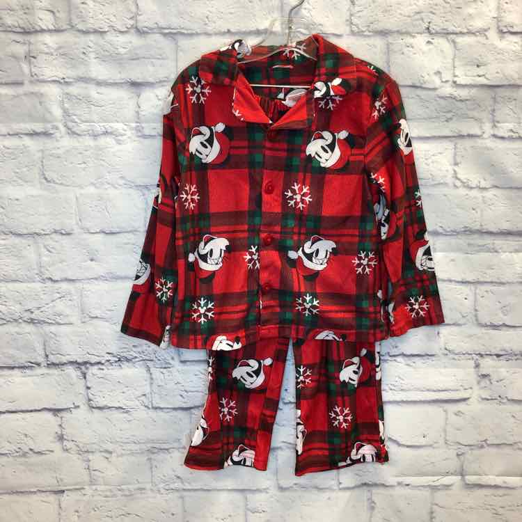 Disney Red Size 4T Boys Pajamas