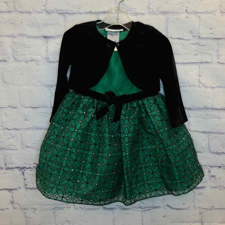 Bonnie Jean Green Size 2T Girls Dress