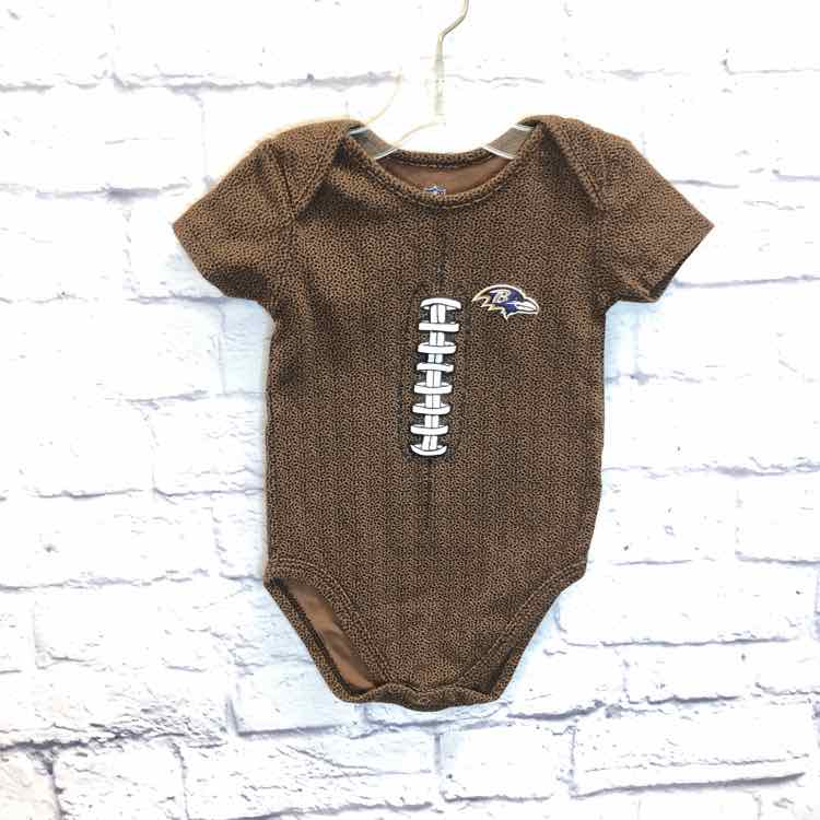 Ravens Brown Size 24 Months Boys Bodysuit